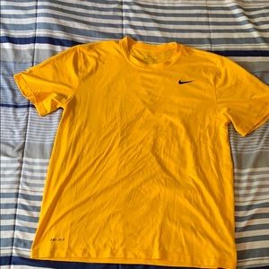 Yellow Nike shirt